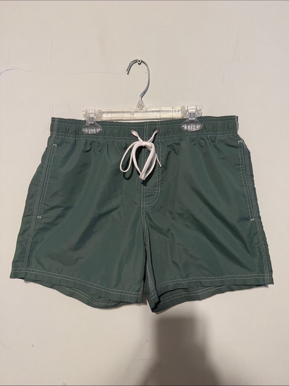 Sundek Men's Swim Shorts in Teal with White Drawstring
